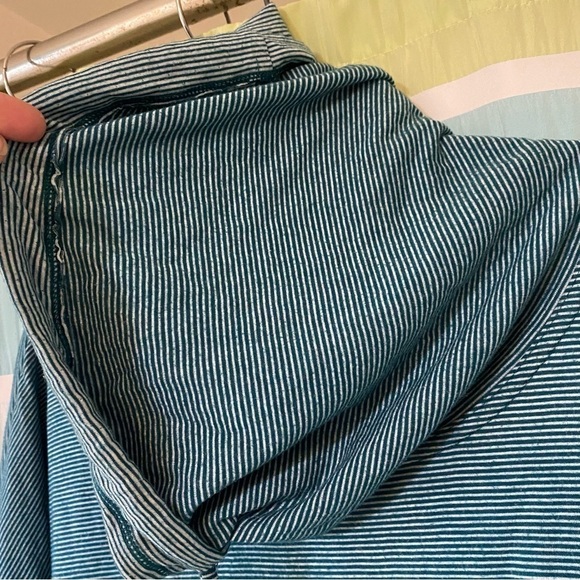 Three Dots Cowlneck Sweater Striped Sz XL - Picture 7 of 8